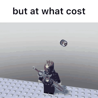 but at what cost GIF