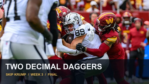 Krumpin: Two decimal daggers and one unbeaten casualty